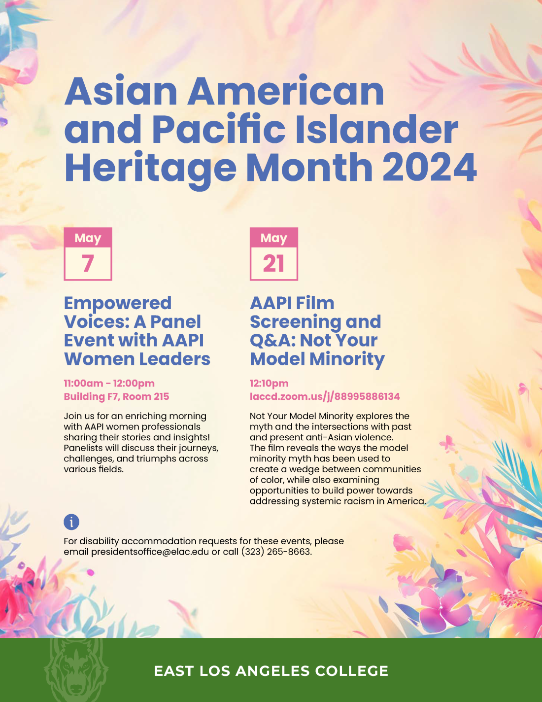 ֱAAPI Heritage Month Events May 2024